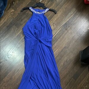 Elegant Blue Evening Dress